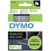 Dymo D1 Şerit 12 MMx7mt Şeffaf/ Beyaz 45020