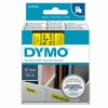 Dymo D1 Şerit Standart 12 Mmx7 Mt Sarı Üzerine Siyah 45018 S0720580