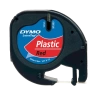 Dymo Letratag Şerit Plastik 12 MMx4 MT Kırmızı 91203