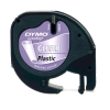 Dymo Letratag Şerit Plastik 12 Mmx4 Mt Şeffaf Üzerine Siyah 12267