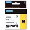 Dymo Rhino Pro Etiketi Renkli Vinil 9 Mmx5,5 Mt Beyaz Üzerine Siyah 18443