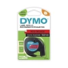 Dymo S0721630 Letratag Plastik Şerit ( 12 Mm X 4 Mt ) , Kırmızı (59424) 91203