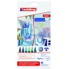 Edding Porselen Kalemi Fırça Uçlu 1-4 MM 6 LI Soğuk Renkler 4200