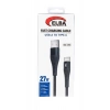 Elba Elb-2701 27w Usb-a To Type-c 1mt Siyah Örgülü Şarj Kablosu 480mps Hızlı Şarj