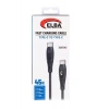 Elba Elb-2702 45w Type-c To Type-c 1mt Siyah Silikon Şarj Kablosu 480mps  Hızlı Şarj