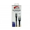 Elba Elb120-3 120w   USBC Type-c To Usb 1Mt Siyah Örgülü  Şarj Kablosu ( Data Veri )