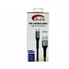 Elba Elb120-3 120w   Usbc Type-c To Usb 1mt Siyah Örgülü  Şarj Kablosu ( Data Veri )