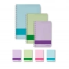 Elma Spiralli Sert Kapak Defter Pastel 17x24 120 YP Çizgisiz