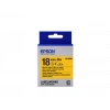 Epson LK-5YBW Güçlü Yapışkanlı Sarı Üzeri Siyah 18mm 9Metre Etiket