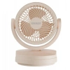 Everest Efn-509 Krem- Kahve 7 İnç 3 Kademeli 2100 Rpm Hız Duvar Tıpı Ve Masaüstü Usb Fan