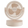 Everest Efn-509 Krem- Kahve 7 İnç 3 Kademeli 2100 Rpm Hız Duvar Tıpı Ve Masaüstü Usb Fan