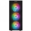 EVEREST FACED-V5, Mesh, 600W, 4x12cm Sabit Rainbow Fan, Temperli Cam Yan Panel, ATX, GAMING KASA