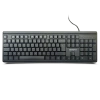 EVEREST KB-741F, USB Kablolu, Türkçe F,  2 metre Bakır Kablolu, Standart Klavye (Siyah)