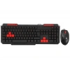 Everest Km-6825 Siyah Usb Kırmızı Tuşlu Türkçe Multimedia Klavye + Mouse Set