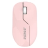 EVEREST SMW-973, Pembe, USB Nano 2,4G Kablosuz, 1200dpi, Optik, 4 Tuşlu, Mouse