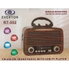 Everton Rt-552  Bluetooth Fm-usb-tf-aux Şarjlı Nostaljik Radyo