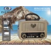 Everton Rt-554  Bluetooth Fm-usb-tf-aux Şarjlı Nostaljik Radyo