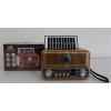 Everton Rt-660  Bluetooth Fm-usb-tf-aux Şarjlı Nostaljik Radyo Solar (güneş Panelli)