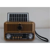 Everton Rt-660  Bluetooth Fm-usb-tf-aux Şarjlı Nostaljik Radyo Solar (güneş Panelli)