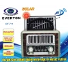 Everton Rt-711-usb-tf-am-fm-sw-tws-usb Güneş Eenerjili  Nostaljik Radyo