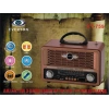 Everton Rt-759  Bluetooth Fm-usb-tf-aux  Şarjlı Nostaljik Radyo