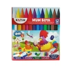 Fatih Mum Pastel Boya Polymer Crayons Kısa 12 Renk 50110/f