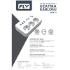 Fly 3406-01, 3 Soket, 3 Usb, Akım Korumalı Priz, 2.1a, Anahtarlı, 2mt Kablo, (beyaz)