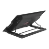 FRISBY FNC-35ST 14cm Fan, 10"-17" Notebook Soğutucu, 5 Kademeli Stand, Mavi Ledli (Siyah)