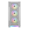 GAMDIAS ATHENA M6 Lite WH, 850W, 80+ Bronze, Tempered Glass, Mesh, ARGB, ATX, White Edition, GAMING KASA