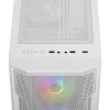 GAMDIAS ATHENA M6 Lite WH, 850W, 80+ Bronze, Tempered Glass, Mesh, ARGB, ATX, White Edition, GAMING KASA