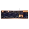 GAMDIAS AURA GK1, USB Kablolu, İngilizce,  Çok Renkli Arka Aydınlatma, Red Mekanik Switch, Bronz Edition, Gaming Klavye