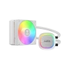 GAMDIAS AURA GL120 V2 WH, White Edition, 120mm,  RGB, 1 Fanlı, CPU Sıvı Soğutma