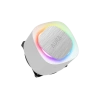 GAMDIAS AURA GL240 V2 WH, White Edition, 240mm,  RGB, 2 Fanlı,CPU Sıvı Soğutma