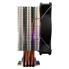 GAMDIAS BOREAS E1-410 Lite, ARGB, 120mm, CPU  Kule Tipi Hava Soğutma, Doğrudan Temas Teknolojisine Sahip 4 adet Gelişmiş Bakır Isı Borusu (AMD AM4 ve INTEL Tüm işlemciler ile uyumlu)