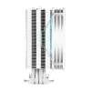 GAMDIAS BOREAS E1-410 WH, White Edition, 120mm, CPU Kule Tipi Hava Soğutma, Doğrudan Temas Teknolojisine Sahip 4 adet Gelişmiş Bakır Isı Borusu (AMD AM4-AM5 ve INTEL Tüm işlemciler ile uyumlu)