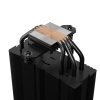 GAMDIAS BOREAS E2-410, Black Edition, 120mm, CPU Kule Tipi Hava Soğutma, Doğrudan Temas Teknolojisine Sahip 4 adet Gelişmiş Bakır Isı Borusu (AMD AM4-AM5 ve INTEL Tüm işlemciler ile uyumlu)