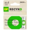 Gp Aa 2600 Mah Şarjlı Kalem Pil 4lü Paket Gp270aahcemtr