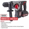 Grangos GCKIT204-F4 20V Kömürsüz Akülü Set – Darbeli Matkap, Somun Sıkma, Avuç Taşlama, Kırıcı Delici – 4×5.0Ah Akü, Hızlı Şarj, Çanta, Aksesuar Hediyeli