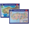 Gülpaş Harita Türkiye Siyasi-Fiziki Çıtalı 70x100 999