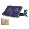 Hadron Dcxaa8 Notebook Soğutucu 6-fan + Telefon Standı 14-18 Rgb Siyah