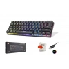 Hadron G509r Kablolu Oyuncu Mini Klavye Mekanik Red Switch Rgb Q Siyah