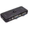 Hadron Hd230 Vga Usb Kvm Switch 4Giriş 1Çıkış Siyah 4 Farkı Bilgisayarı Tek Ekrana Bağlar