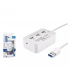 Hadron Hdx7028 Usb3.0 Hub Combo 3-Usb3.0 + Ms + Sd + M2 + Tf 20Cm Beyaz