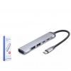 Hadron Hdx7041 Type-C Hub 5-Usb Gri