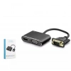 Hadron Hdx7821 Vga To Hdmi + Vga F Çevirici 1080p 22cm Siyah