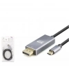 Hadron Hdx7859 Type-c To Dısplay Kablo 8k 60hz Pvc 1.8m Siyah