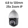Hıkvısıon Ds-2de4425ıw-de, 4mpix, 4,8-120mm Lens, 25x Optik Zoom, 100mt Gece Görüşü, Sd Kart, Poe, Ses Giriş Çıkış, H265+, Speed Dome Ptz Ip Kamera (ayak Dahil)