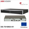 Hıkvısıon Ds-7616nxı-k1, 16kanal, 12mpix, H265+, Acusense, 1 Hdd Desteği, 2160p Kayıt, 160mbps Bant Genişliği, Metal Kasa, Nvr