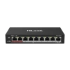 HILOOK NS-0109P-60(B), 8 Port, Megabit, PoE 60W, 1 Port Megabit Uplink, Long Range 250Metre, Yönetilemez, Masaüstü Switch