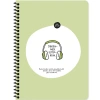 Hisli Şeyler Stickerli Defter Dinlenmek İstiyorum 16,5x22,5 80 Yp.Çiz